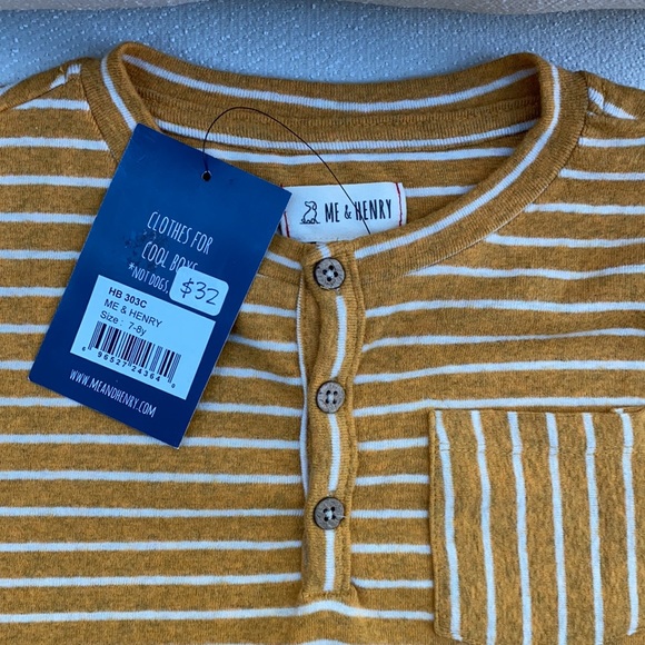 Me & Henry Henley Tee - Picture 3 of 5